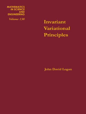 cover image of Invariant Variational Principles